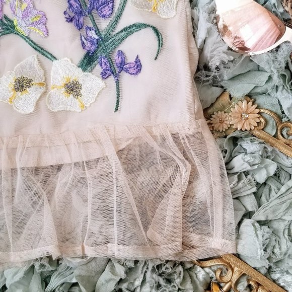 ASOS Blouson Sleeve Floral Dress 12 - Picture 16 of 16